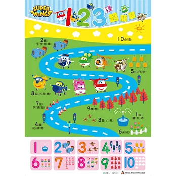SUPER WINGS:123掛圖