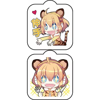 《12生肖獸娘》壓克力手機吊飾:虎款