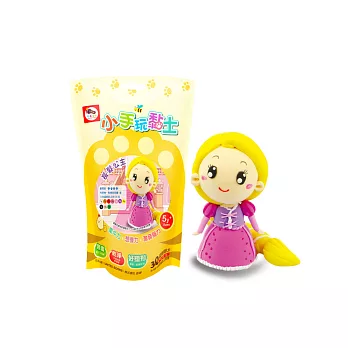 3Q超輕黏土-小手玩黏土/長髮公主(內含10色超輕黏土+黏土教學)