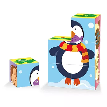 搖搖樂立體拼圖:可愛動物