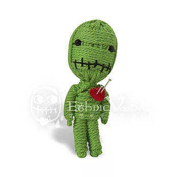 ㊣Ethnic巫毒娃娃-插心男(綠)