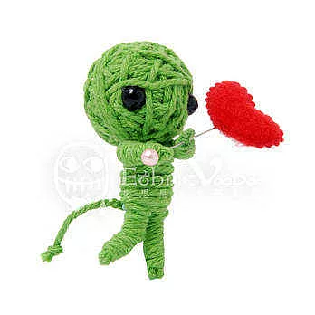 ㊣Ethnic巫毒娃娃-傳送愛的精靈(綠)