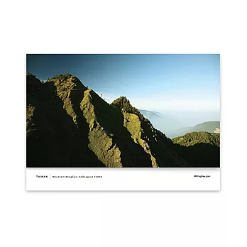 【 frogfree.com 】台灣百岳卡片系列-能高安東軍卡片-能高山南峰山腰