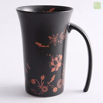 Shu&W’s Cera 集瓷.夏荷剪影喇叭杯(霧黑)