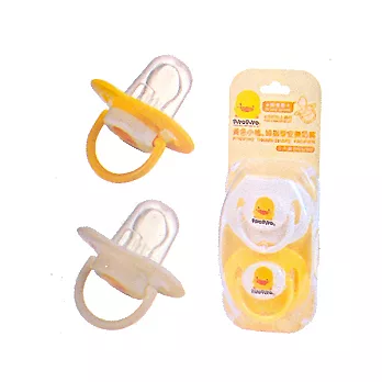 黃色小鴨(姆指型)安撫奶嘴2入