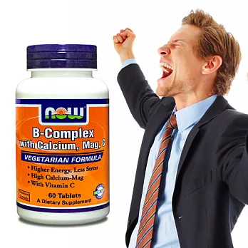 NOW健而婷-綜合B群鈣鎂(60顆/瓶)