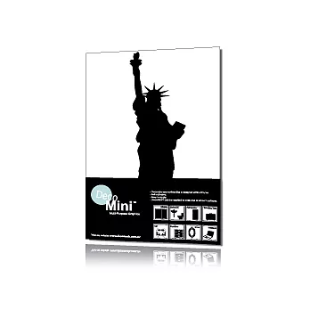 DecoMini 迷你壁貼 ◆ 藝術 07 (Black 黑)