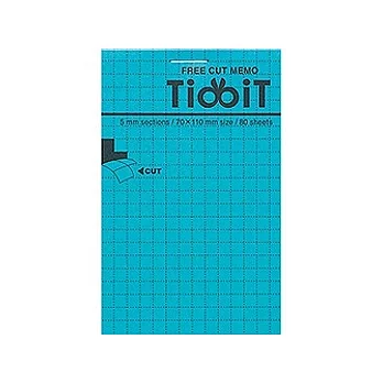 KOKUYO TidbiT自由撕便條紙(A6方格)