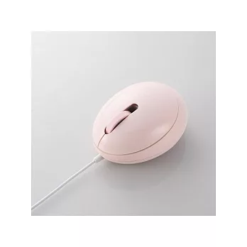 【ELECOM】EGG MOUSE.彩蛋滑鼠(粉)