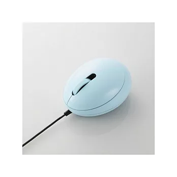 【ELECOM】EGG MOUSE.彩蛋滑鼠(藍)