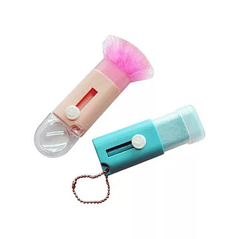 aibo DIY清潔好幫手【小不點伸縮刷】-還有放大鏡喔!(粉紅色)