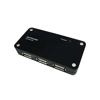aibo 壓克力粉餅盒造型 USB2.0 4 PORT HUB《粉嫩黑》