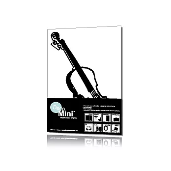 DecoMini 迷你壁貼 ◆ 藝術 09 (Black 黑)