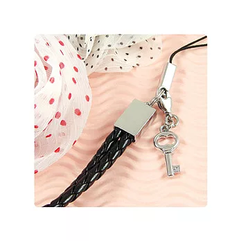鑰匙造型皮繩吊飾