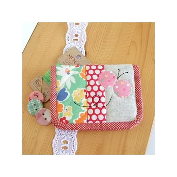 手縫ok!-蝴蝶卡夾(拼布材料包)