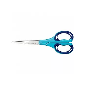 AIRO FIT空氣彈力剪刀211寬握柄長型(藍)