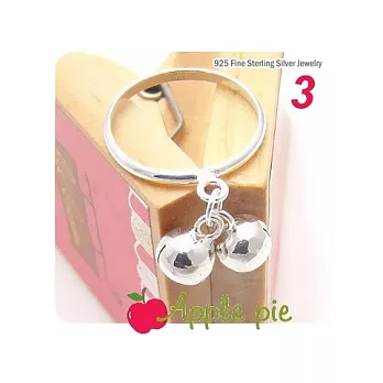 【Apple Pie】鈴噹搖搖˙925純銀戒指#3
