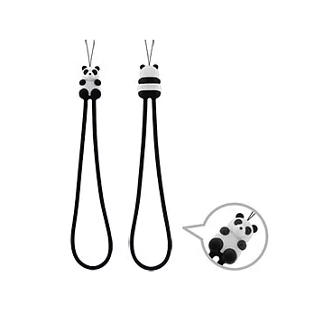 BONE/ Panda Strap 熊貓造型吊繩