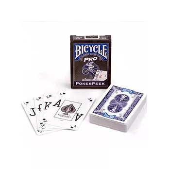 撲克牌BICYCLE PRO POKERPEEK 藍