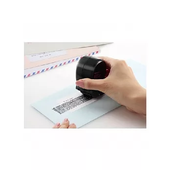 KOKUYO 滾輪式資料安全印章25-黑黑