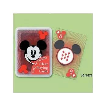 DISNEY 米老鼠撲克牌_透明