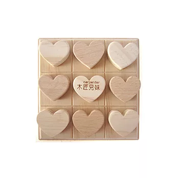 木匠兄妹 娛樂系列-新版愛心圈叉板加贈小木槌