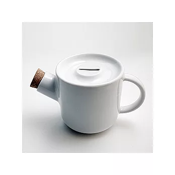 【天晴設計】壹圓壺 Teapot bank白色