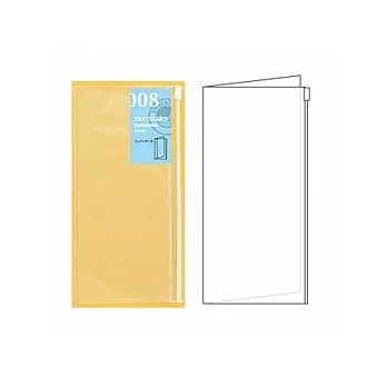 MIDORI Traveler’s Notebook Refill 008 補充包-透明收納袋028