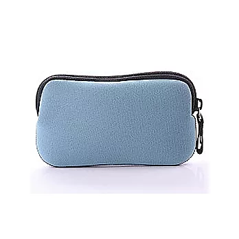 la essence LE-205時尚柔合,手機拉鍊包(灰藍色)
