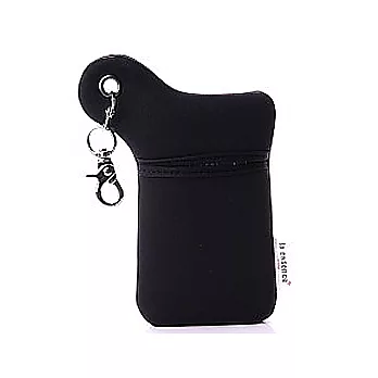 la essence LE-385N藝術經典,大姆指造形手機袋(附安鋁鉤)-(黑色)