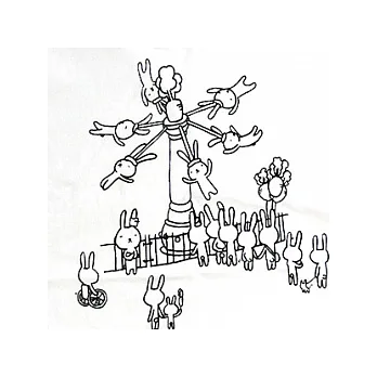 HAHAHANA - 兔子遊樂場 | Whirling Rabbits | - 女款S號