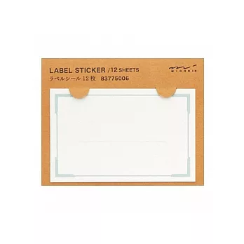 MIDORI牛皮信封系列-標籤貼白7750