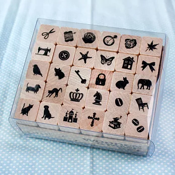 剪影印章組ALP22