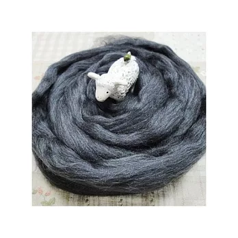 頂極美麗諾羊毛-黑灰色30g【超柔細】