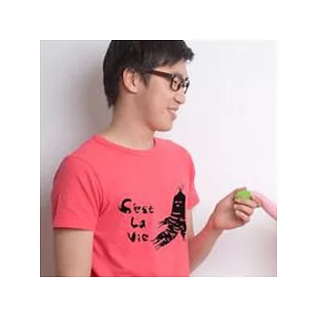 *so that’s me*這就是人生 蜜桃棉 男T 短袖 桃紅色 S