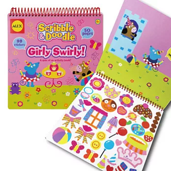 【美國ALEX】我的旅行塗鴉本-女孩