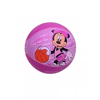 Disney1號橡膠籃球-米妮米妮、粉色