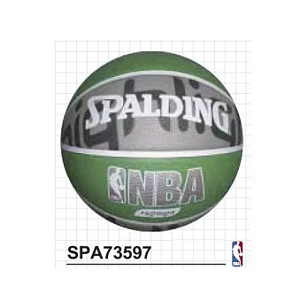 斯伯丁 籃球 NBA Highlight (銀綠) 73-597