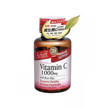 Schiff健生生技 加強型天然維生素C1000 100粒