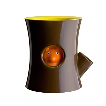 QUALY 松鼠花器(咖啡筒黃盆)