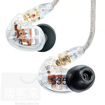 SHURE SE535 Sound Isolated Earphone 可換線 三單體耳機〔殺耳機不償命〕透明