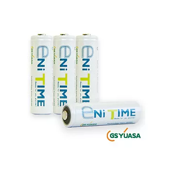 日本YUASA湯淺 4號低自放電鎳氫充電池_4入 (800mAh)