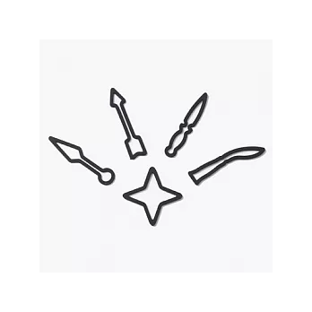 PEACEMAKER 和平遊戲橡皮筋(暗器款/殺手黑)