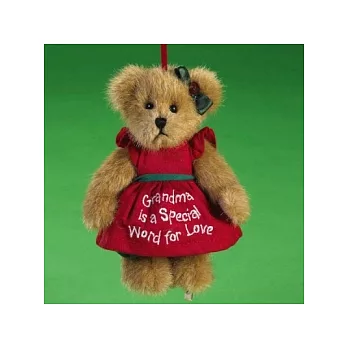 美國Boyds雪精靈泰迪熊小吊飾