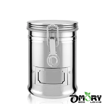 《 CLC 》時尚極簡不鏽鋼密封罐900ml-原色銀