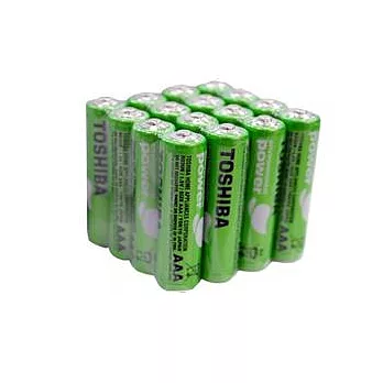 日本TOSHIBA 無鉛綠碳鋅電池_4號16入