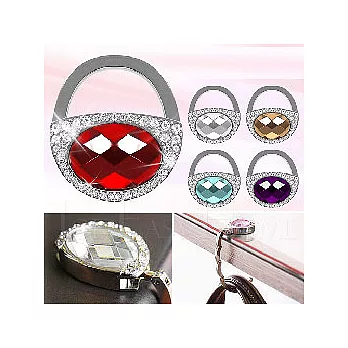 【真心良品】璀璨閃耀鎖頭式包包掛勾 1入 -幻惑迷紫