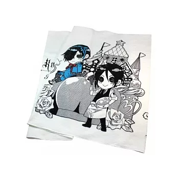 黑執事A款(賽巴斯欽&謝爾)-大浴巾