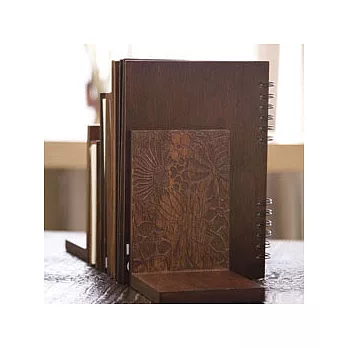B&F 手工木刻書檔(1組2入)