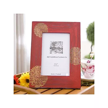 B&F 花開富貴相框5”x7”-紅